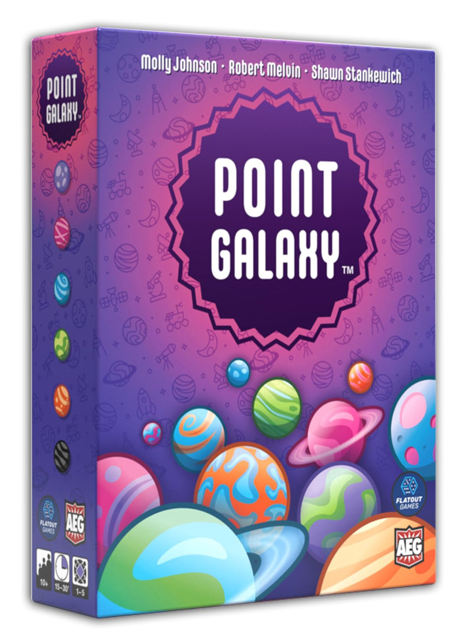 AEG Point Galaxy market cards for quick setup and strategic planning.