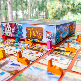 AEG Tiny Towns: diverse building choices spark a fresh puzzle each session.