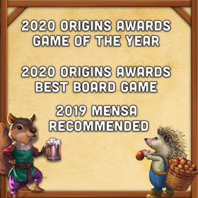 AEG Tiny Towns: Origins Award-worthy fun for family game nights.