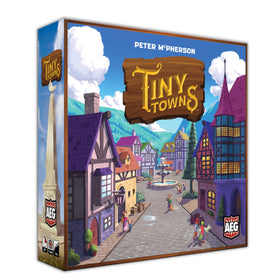 AEG Tiny Towns: woodland town grid layout for strategic planning and scoring.