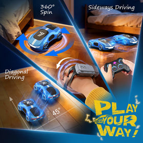 AEROQUEST 360-degree-spin stunt car in action showcases dynamic tricks for kids.