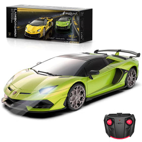 AEROQUEST Lamborghini RC car front view for thrilling races.