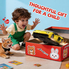 Licensed Lamborghini packaging enhances authentic gift appeal.