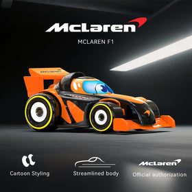 AEROQUEST McLaren F1 RC car side profile showing bold, energetic proportions
