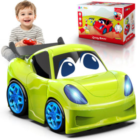 AeroQuest remote control car for toddlers with light-up features for engaging play and imaginative learning.
