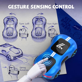 AEROQUEST side glide with lights enhances the sci-fi driving experience.