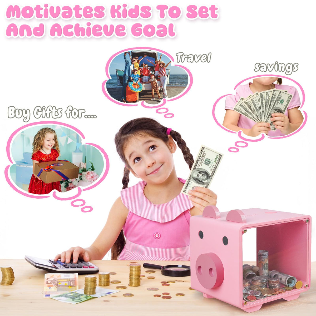 AerWo piggy banks make a charming gift for birthdays and holidays