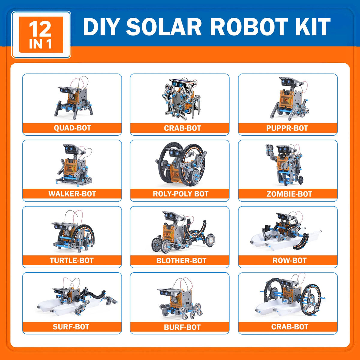 AESGOGO child building robots step by step supports focus and creativity