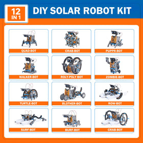 AESGOGO child building robots step by step supports focus and creativity