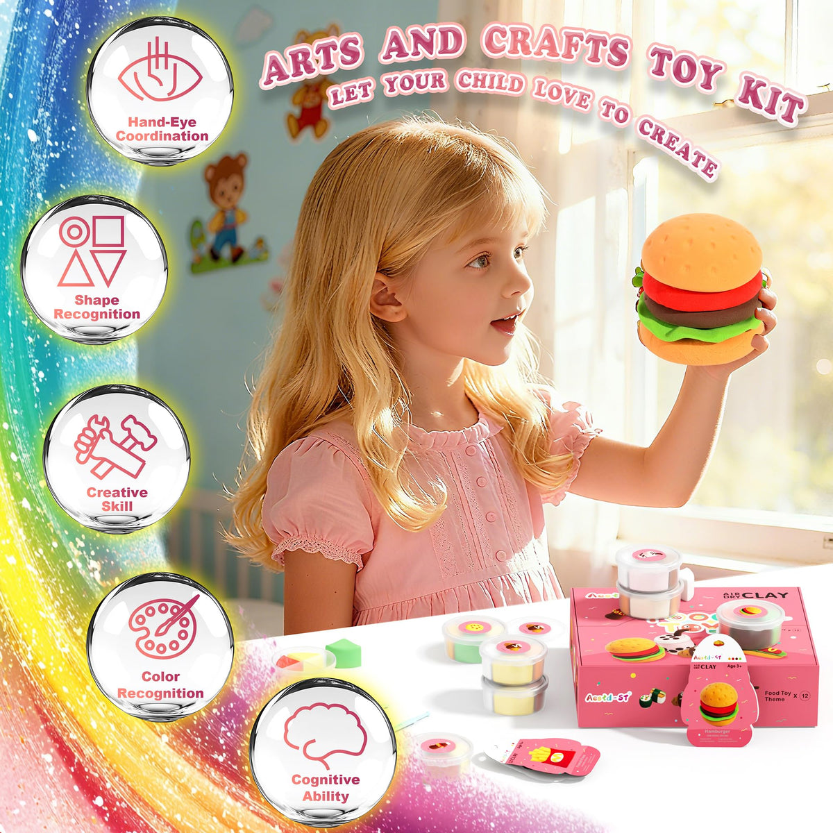 Aestd-ST finished food models show durable, air-dried keepsakes.
