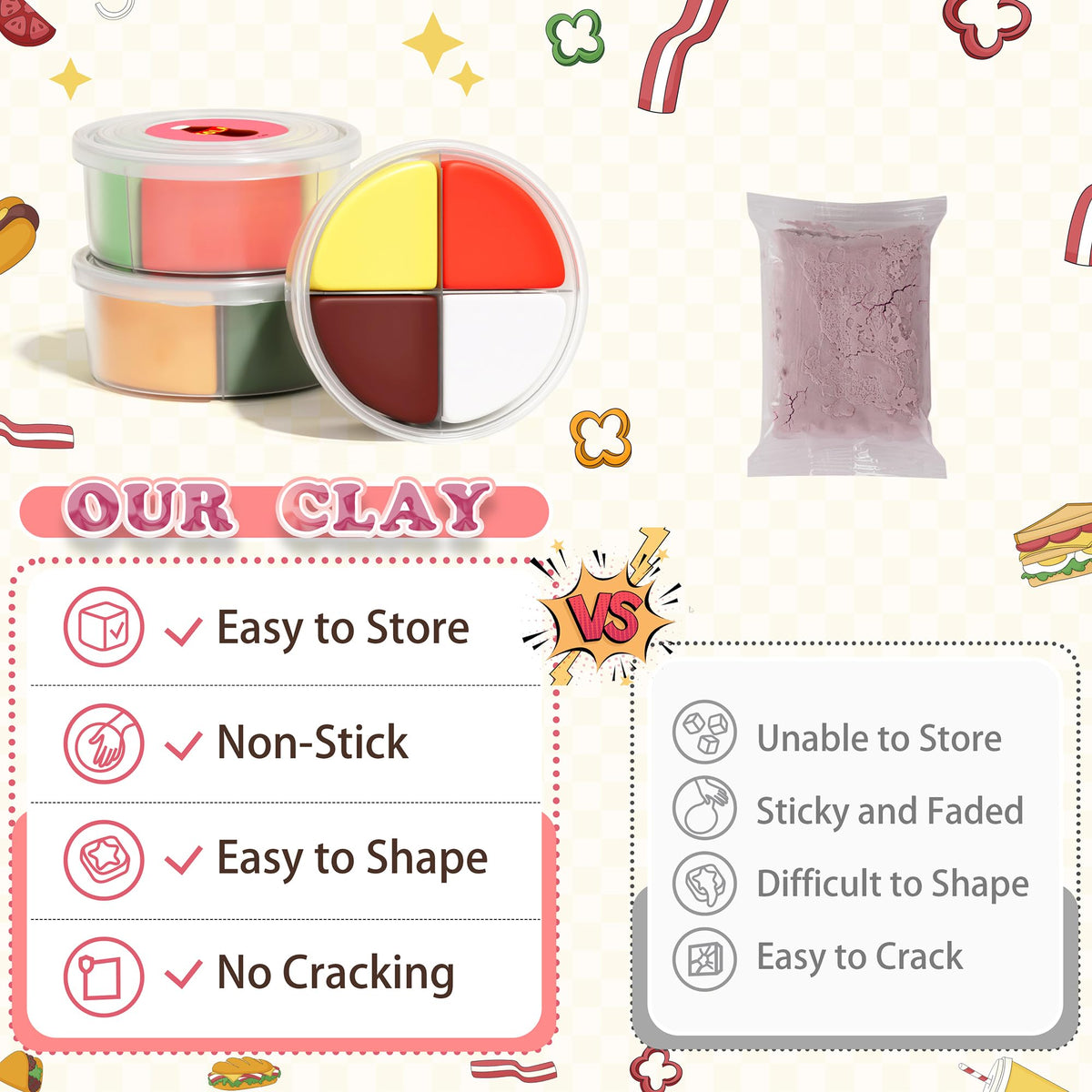 Aestd-ST illustrated guides help kids build 12 edible-inspired figures.