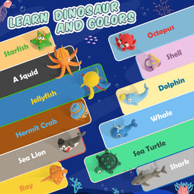 Aestd-ST Ocean Theme Kit with compartment box to keep colors separated during play.
