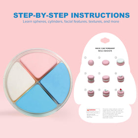 Aestd-ST step-by-step tutorial cards guiding cake models
