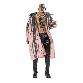 AEW Darby Allin Pink Coat figure detail view showing tattoos and headscan.