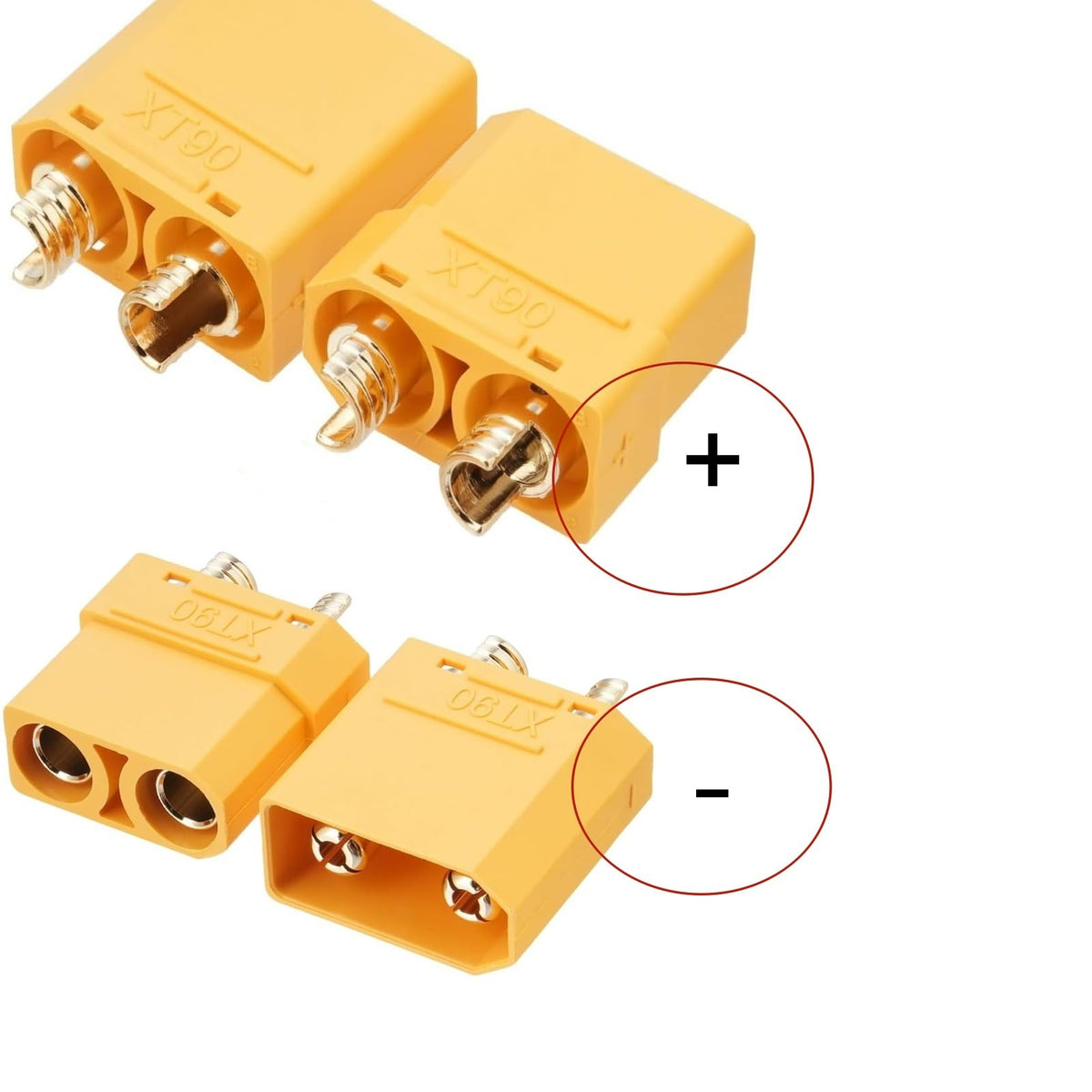 AFDHGS easy soldering design reduces alignment effort during XT90 work