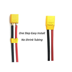 AFDHGS solder point cover cap male XT90 enables clean, reliable plug-in connections