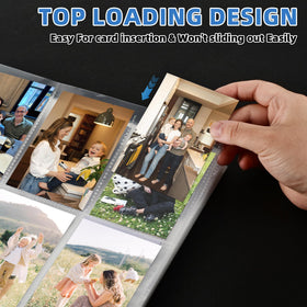 Affisure top-loading sleeve close-up showing easy access.