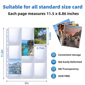 Affisure 400-pack pages ideal for collectors and casual storage
