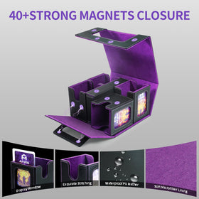 Rigid Toploader holders protect valuable cards during transport