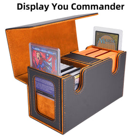 AFIING MTG commander deck box side view enables quick deck identification at a glance