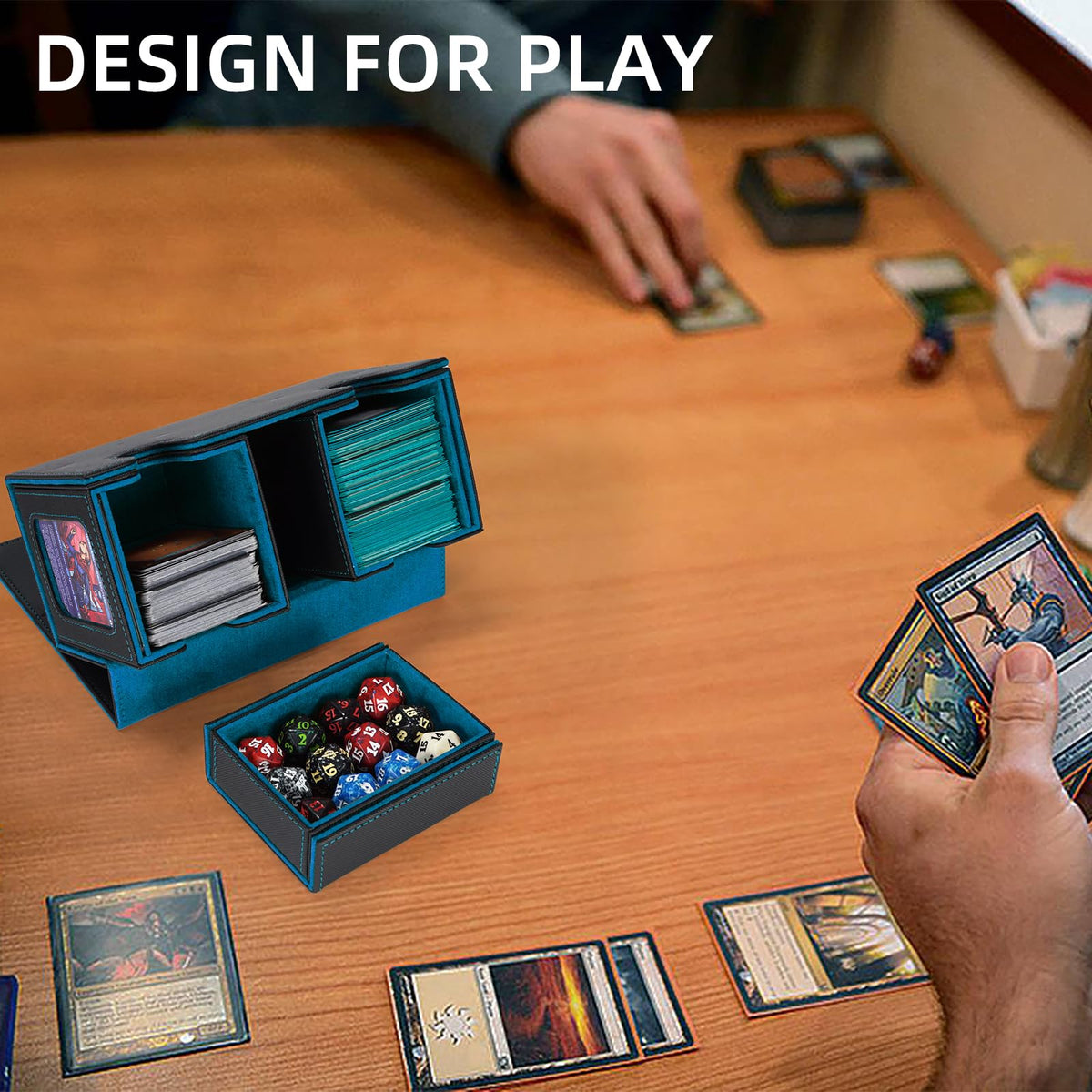 AFIING MTG Commander side window for fast commander recognition during setup