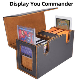 AFIING MTG deck box side window showing commander for quick identification
