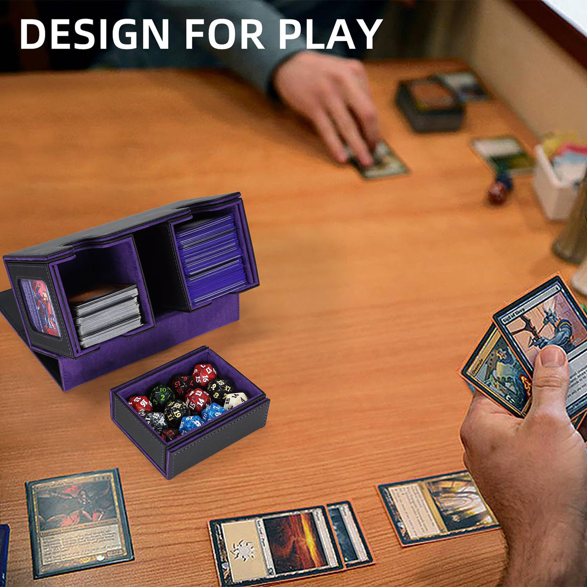 AFIING side window displays commander avatar for fast deck ID