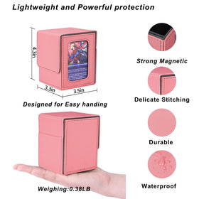 AFIING MTG deck box compact and portable for on the go play
