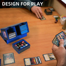 AFIING MTG portable design fits two decks for easy transport.