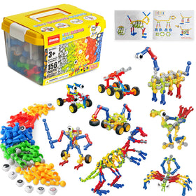 Afomida 156PCS building blocks dinosaur model for imaginative play and STEM exploration.