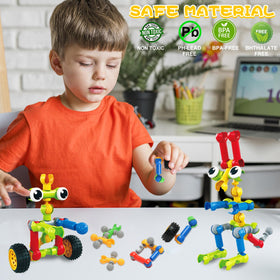 Afomida 156PCS building blocks dog model boosts focus through hands-on building.