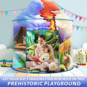 Afomida dinosaur play tent perfect for family time and sleepovers.