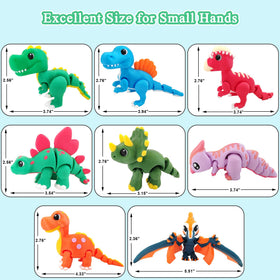 AFUDO dinosaur figures feature flexible joints for interactive, hands-on learning and display.