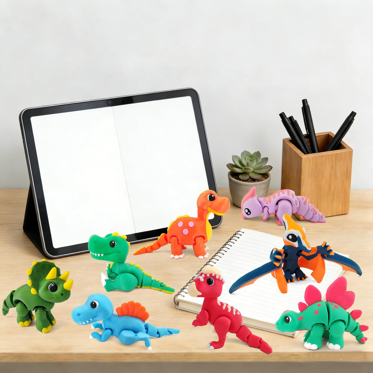 AFUDO gift-pack of eight dinos makes a thoughtful stocking stuffer or party favor.