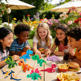 AFUDO 3D printed dinos offer gentle stress-relief and tactile fidgeting.