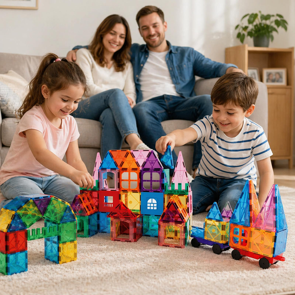 AFUNX bright colors and durable ABS plastic for long-lasting play.