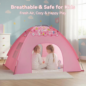 AFUNX built-in hooks for fairy lights and decor in the play tent