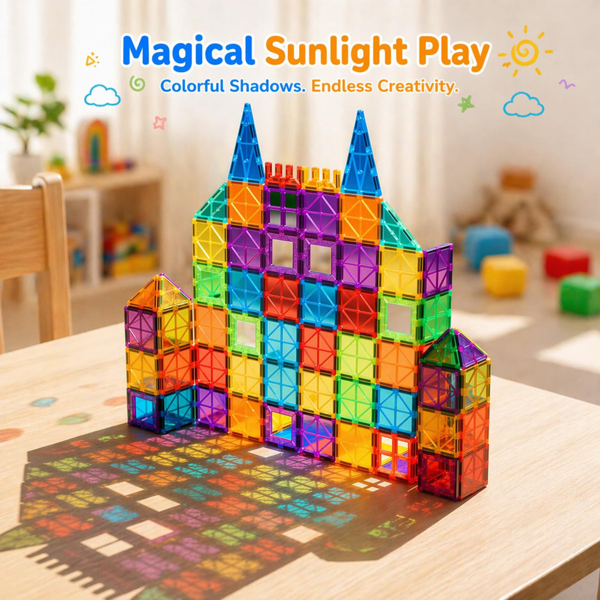 AFUNX castle and house designs promote cooperative play and creativity.
