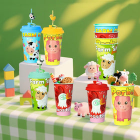 AFZMON silly straws add playful charm to kids' drinks and party favors.