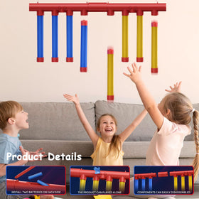 Agaommio Reflex Drop Sticks Game is portable for outdoor play and travel.