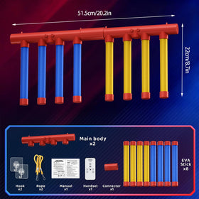 Agaommio Reflex Drop Sticks Game with remote control for easy operation from a distance.