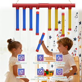 Agaommio Reflex Drop Sticks Game displaying three speed modes for tailored challenge.