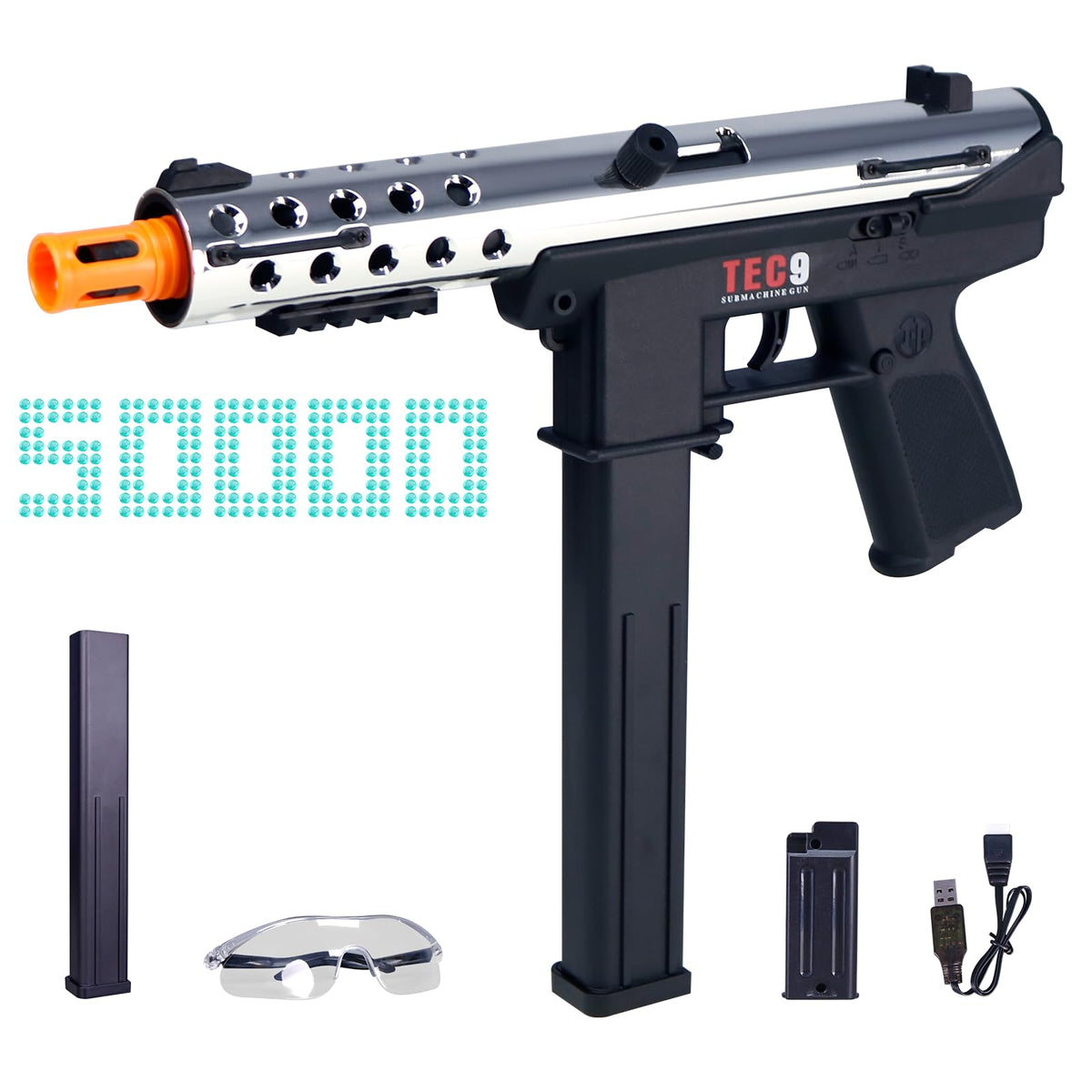 Agard Gel Ball Blaster front view highlights ergonomic grip for quick target acquisition.