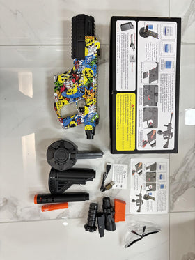 Agard Gel Splat Blaster vibrant comic-pattern design