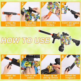 Agard Gel Splat Blaster vertical grip for comfortable aiming