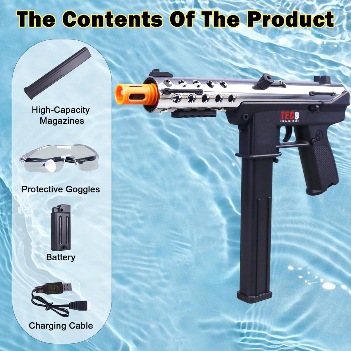 Agard high-capacity magazine extends playtime during skirmishes.