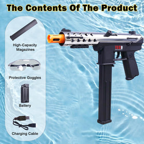 Agard high-capacity magazine extends playtime during skirmishes.