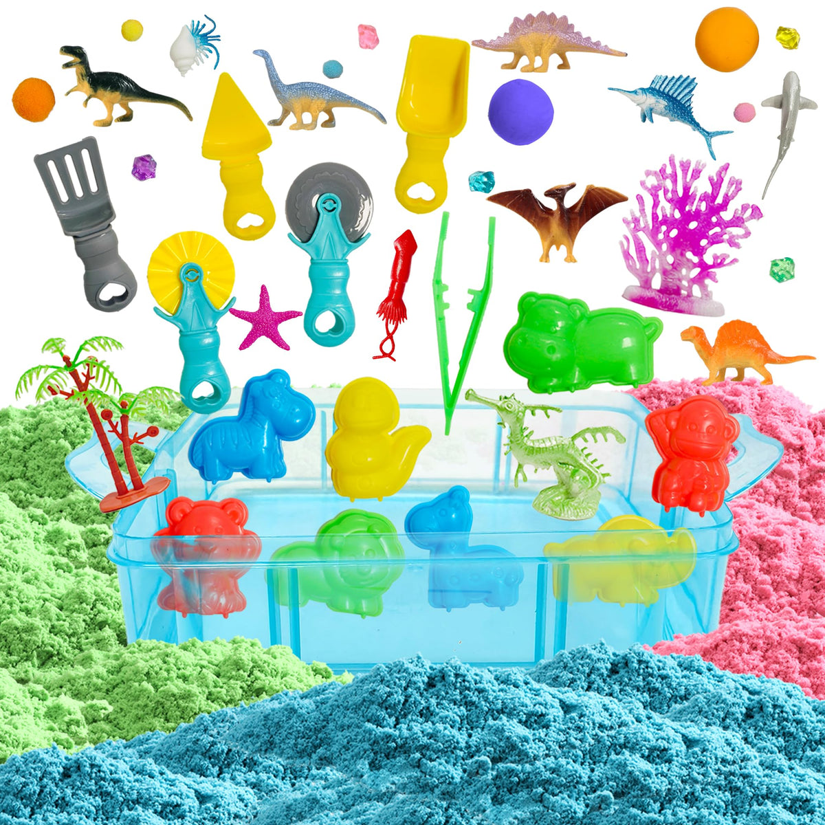 AGENTLAN air-dry clay colors inspire crafting and sensory exploration beyond sand.