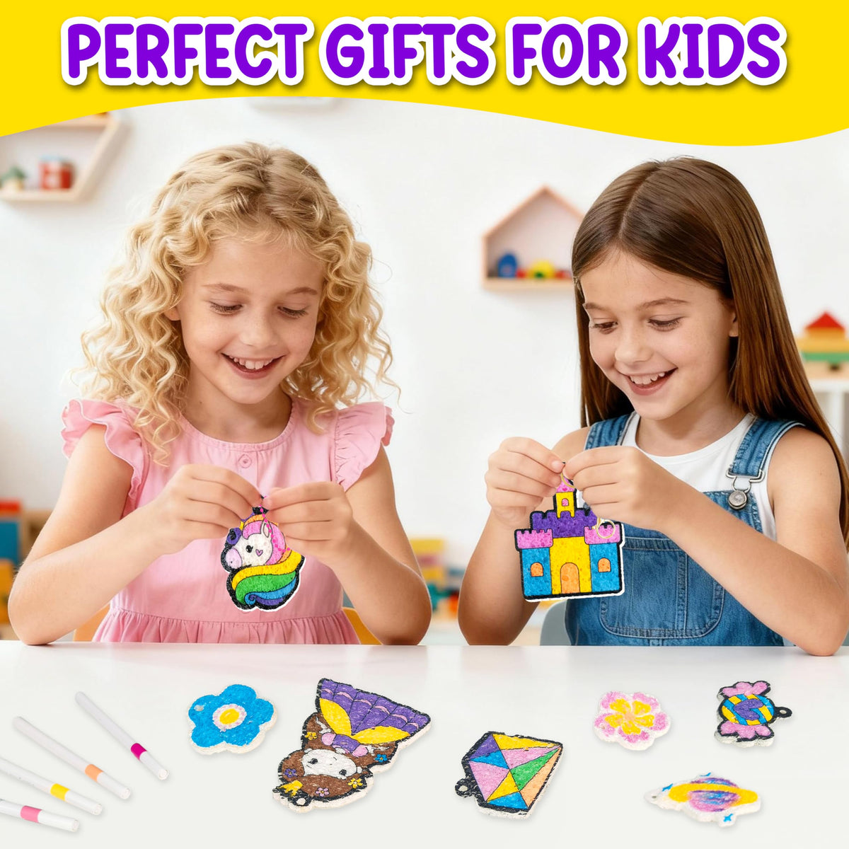 AGENTLAN Magic Puff Kit complete contents for creative art projects.