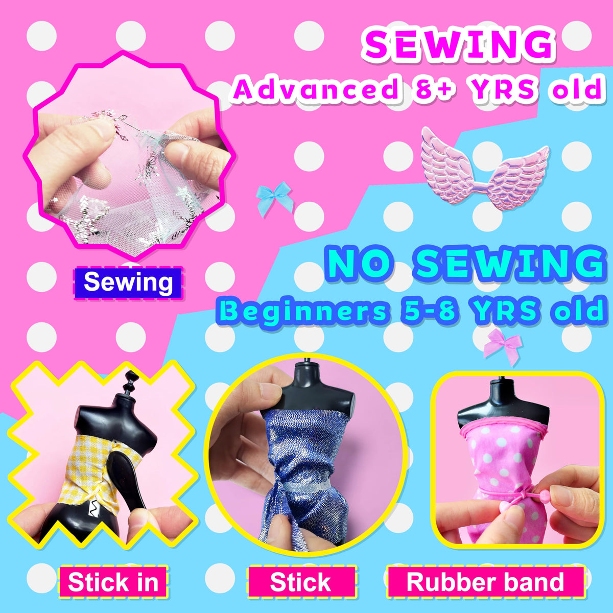 AGENTLAN scissors and rhinestones enable detailed embellishments and finishing touches.